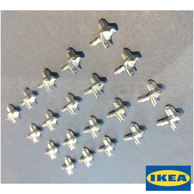 IKEA ORIGINAL Billy Shelf Support Pins / Fixings Ref 131372 * 20