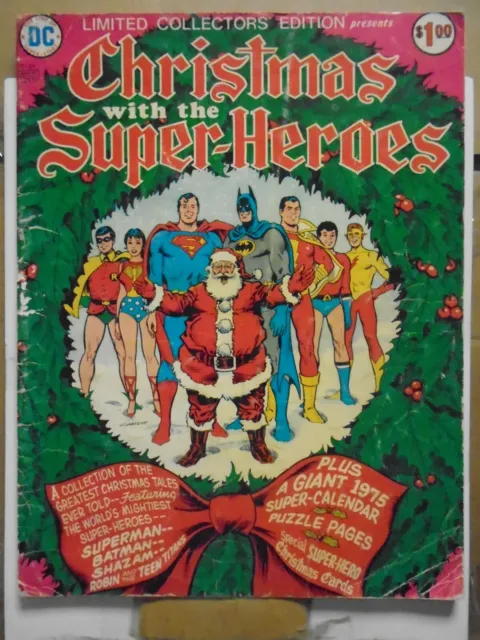 DC Treasury Edition CHRISTMAS WITH THE SUPER-HEROES #C-34 (1975) Wally Wood, DC