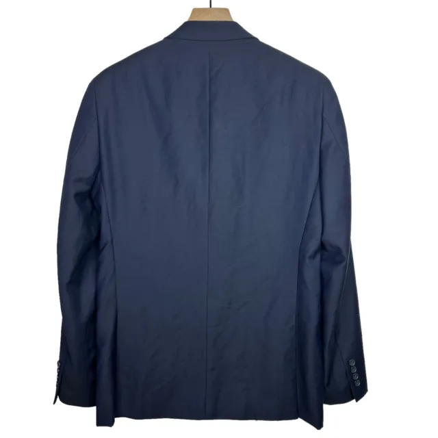 Ryan Seacrest Distinction Mens Navy Two Button Style 3 Modern Suit Blazer No Tag 2