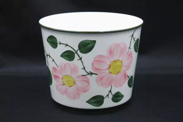 Villeroy & Boch Wildrose Blumentopf Übertopf aus Porzellan Blumenmotiv H 15 cm