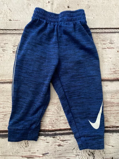 Nike Dri Fit Baby Boy Blue Joggers Age 18 Months