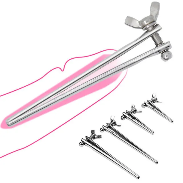 Sex-Penis-Plug-Male Stainless Steel Through-hole Stretcher BDSM Urethral Sounds