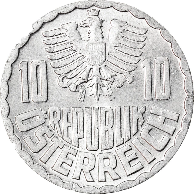 [#893990] Coin, Austria, 10 Groschen, 1976, Vienna, MS, Aluminum, KM:2878