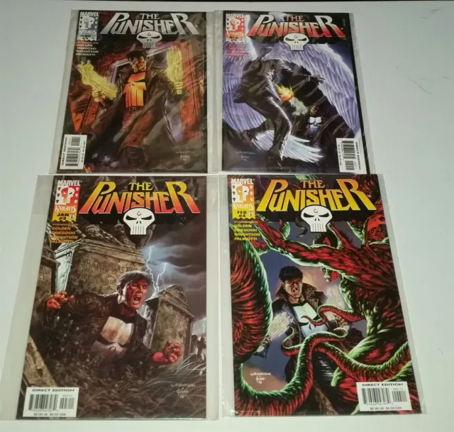 Punisher #1-4 Marvel Knights Comics 1998 Set (4)