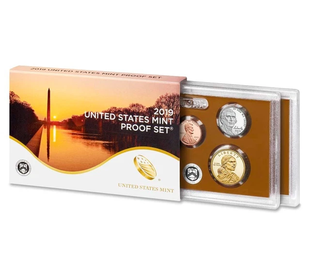 2019 S United States Mint Proof Set OGP -- 10 Coin Set Without W Lincoln Cent