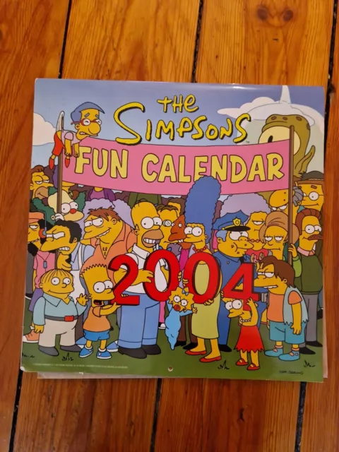 8 Kalender Die "The SIMPSONS" 2001-2007 - Comics - Bart Simpson, Homer