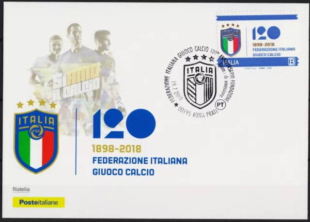 Italy 2018 Italian Football Federation Sports Games Soccer Players Maxicard