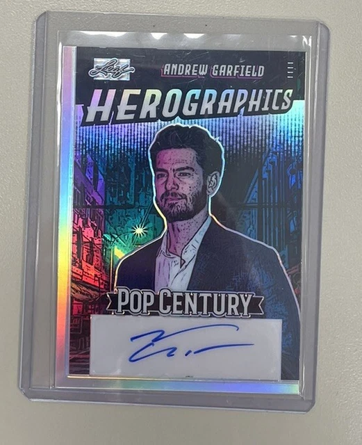 ANDREW GARFIELD 2024 Leaf Pop Century Metal Auto Autograph Ed 5/10 15