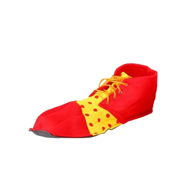 Scarpe clown circo scarpe clown rosse mascherata costume festa clown pantofole