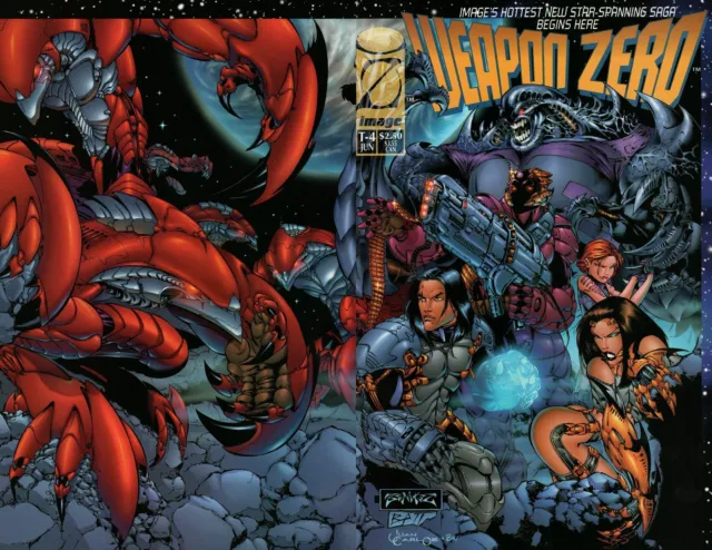 Weapon Zero #T-4 Direct Edition Cover (1995) Image Comics