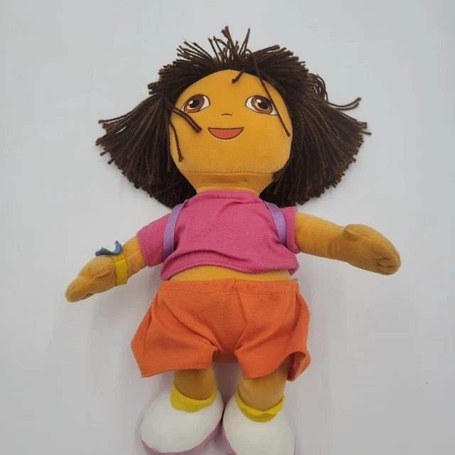 VINTAGE NICKELODEON TY Dora The Explorer Backpack 18" Stuffed Plush Pillow Doll £13.13 PicClick UK