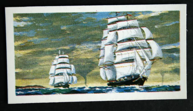 CUTTY SARK   Tea Clipper  Under Sail   Illustrated Maritime Card   CD19M