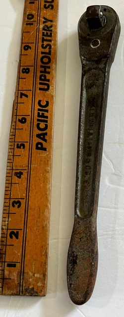Vtg Ratchet J.H. Williams S-51 The “Superratchet” Drop Forged 1/2 drive WORKS