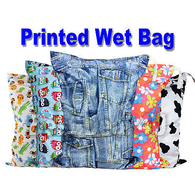 Washable Reusable Cloth Nappy Wet Bag / Waterproof Swim Sport Travel Carry bag
