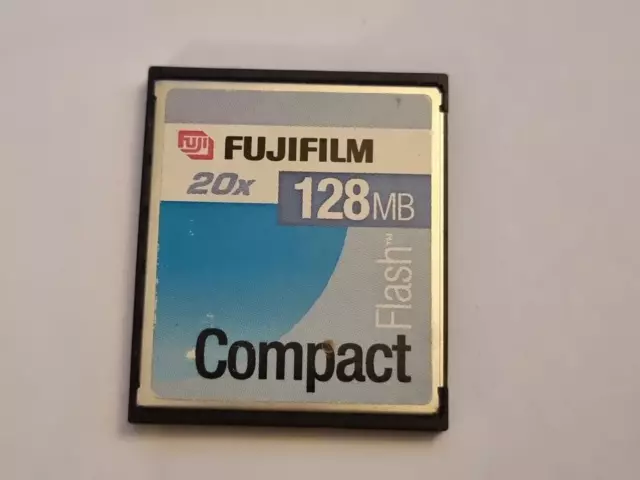 Fujifilm 128Mb Compact Flash Memory Card 20X Speed