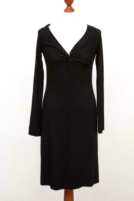 TWINSET Simona Barbieri Robe noire à manches longues Taille M
