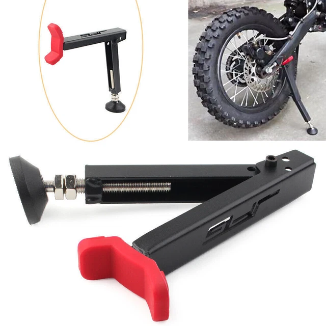 Wheel Support Side Stand Swingarm Stand Dirt Pit Bike Repair Motorcycle Tool Red