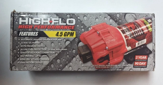 High-Flo 4.5GPM Automatic Demand Diaphragm Pump 5151088 BRAND NEW