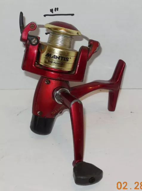 SHAKESPEARE MANTIS RED Spinning Fishing Reel $15.00 - PicClick