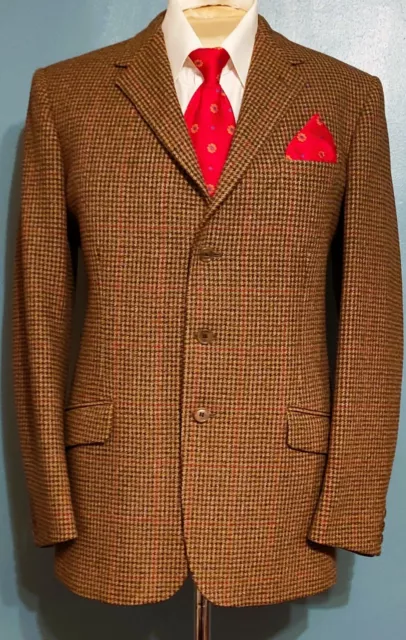 Superb John G Hardy Savile Row Tweed Jacket/Blazer Pristine Condition 40R