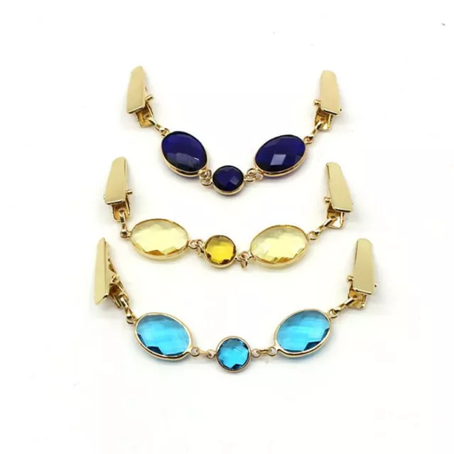 Fashion Cloth Buckle Minute Folder Ladies Jewelry Simple Beautiful Tie Clip AA