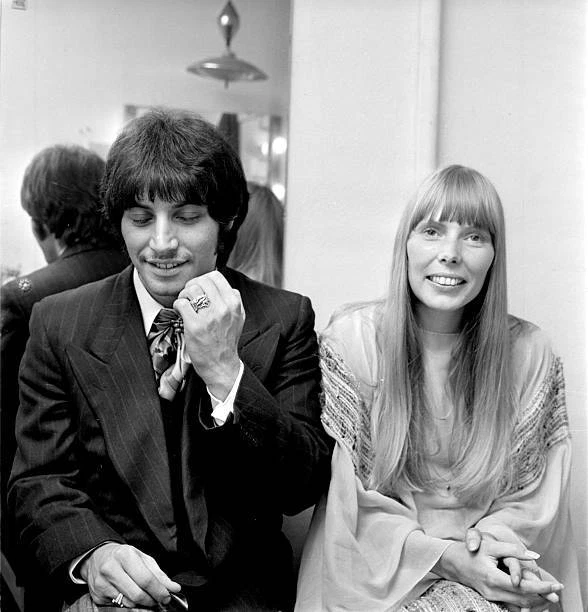 Joni Mitchell Musician Singer Band Group 1960s 1970s Old Music Photo 1