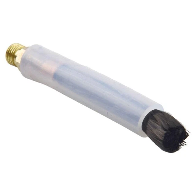 Carbonpinsel / Kohlefaserpinsel Mit M10x1,5 Gewinde – Nutzbare Länge 45 Mm, Mit Messinghülse – Zum Reinigen Von Schweißnähten (Edelstahl)