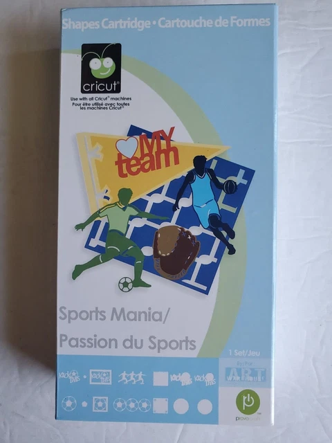 Cricut Shapes Cartridge Sports Mania Scrapbooking