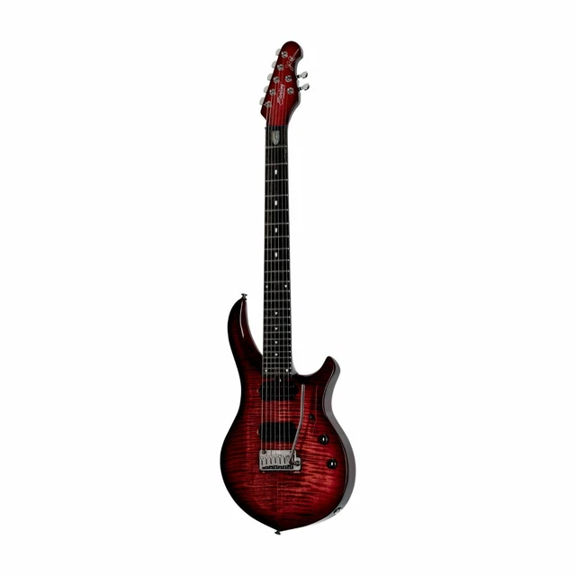 Sterling by Music Man John Petrucci JP Majesty 7 Royal Red, DiMarzio pickups