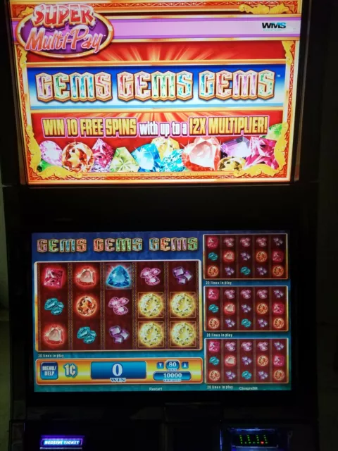 Wms Gems Gems Gems Bb1.5 Bb2 Slot Software Game Only Williams Bluebird 2