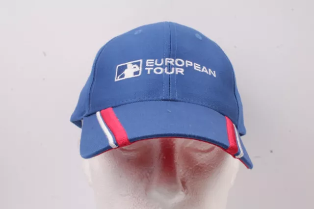 New Mens European Tour Golf Hat Cap And Collectable Mug Blue Red 2