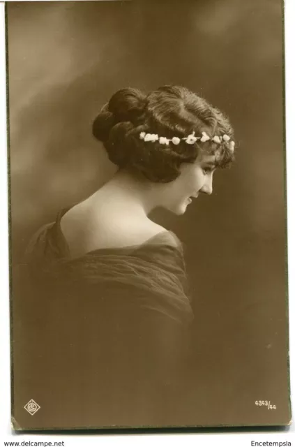 CPA - Carte postale -Belgique -Fantaisie  Femme - Diadème - Fleur - 1913 (CP2990