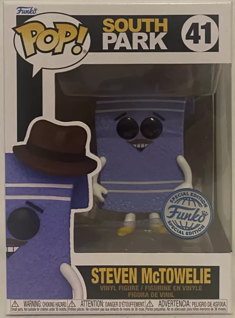 Funko POP! *STEVEN MCTOWELIE* #41 SOUTH PARK SPECIAL EDITION FREE POP!