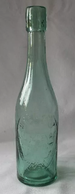 Bierflasche Prägeflasche H. Reichelt Leipzig Lindenau unverkäuflich (117608)