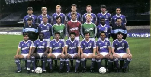 Ipswich Town Football Team Photo>1988-89 Season