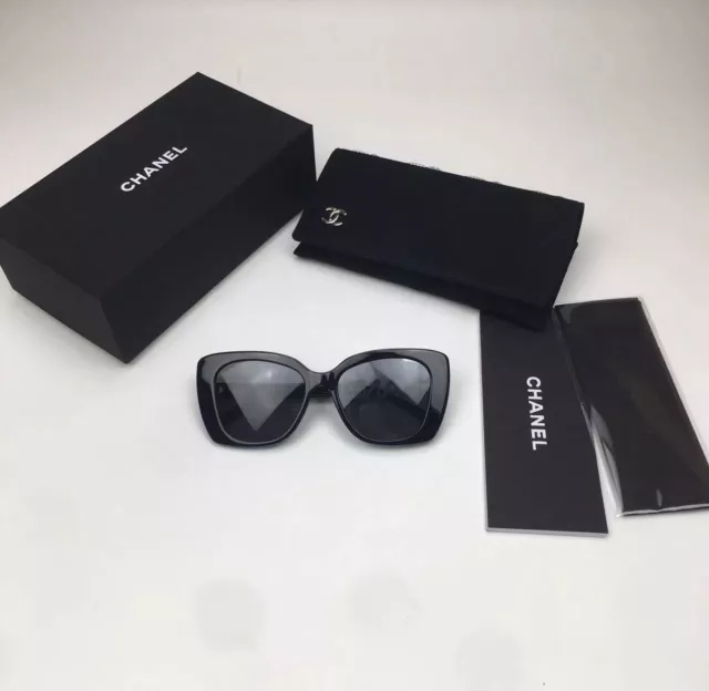 CHANEL BLACK SQUARE Polarized Sunglasses CH5417 £301.66 - PicClick UK
