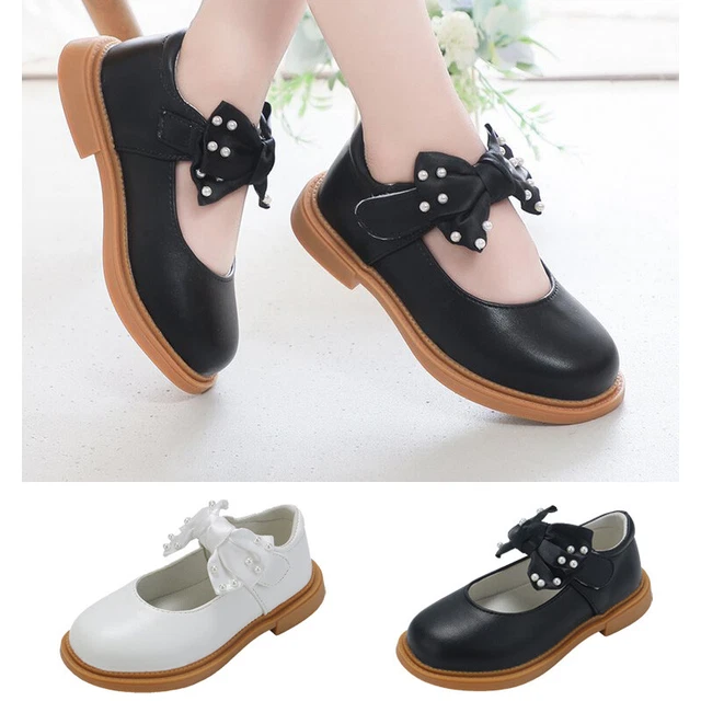Scarpe principessa abito bambina fiocco matrimonio festa scuola principessa abito da ballo sandali Regno Unito
