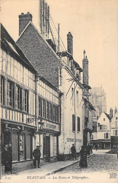 Cpa 60 Beauvais / Les Postes Et Telegraphes