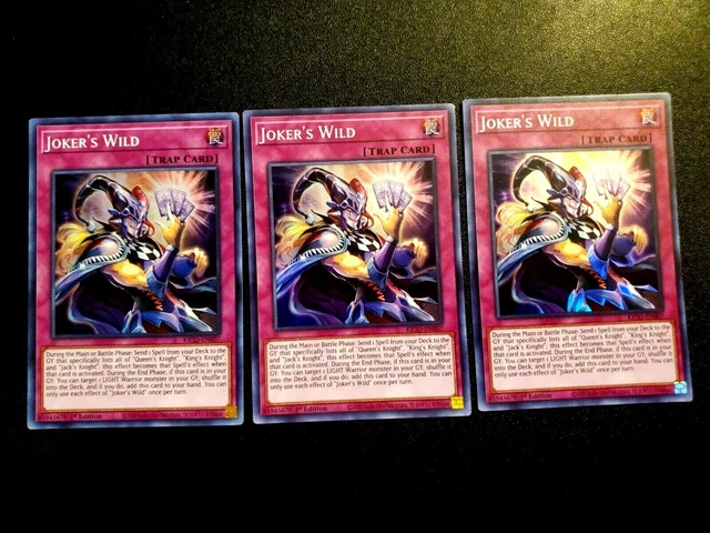 Yugioh! 3-Joker's Wild-Super Rare-1St Editions-Kico-En007