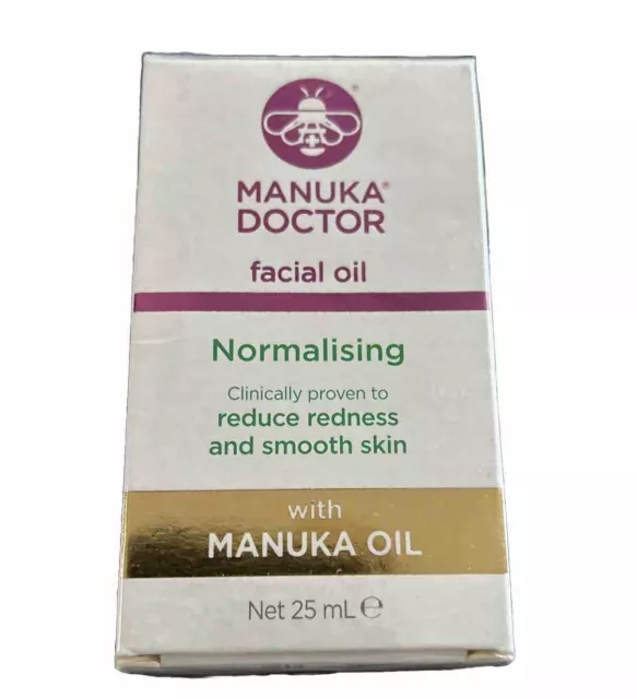 Manuka Doctor Facial Oil - Normalising - Reducing Redness- 25ml -(519)