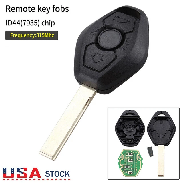 For 2001 2002 2003 2004 2005 2006 2007 BMW 525i 530i Keyless Car Remote Key Fob