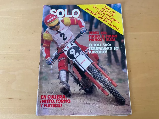 VINTAGE - Magazine SOLO MOTO Revista - Nº 276 - II Epoca - 5 / 3 / 81 - Español