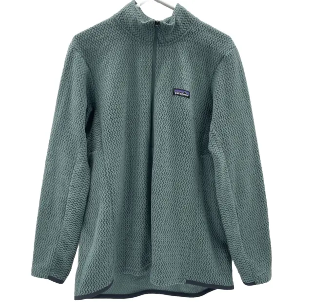 Patagonia R1 Air Zip Neck Womens XL Green Style 40250 Internal Chest Pocket