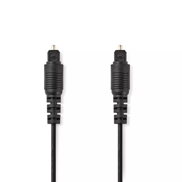 Nedis Optical Audio Cable TosLink Male TosLink Male 10m Round PVC Black