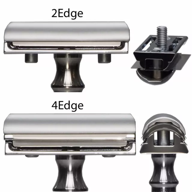 Rasierhobelkopf RAZOLUTION 4Edge/2Edge Kopf für Rasierhobel Solingen Germany