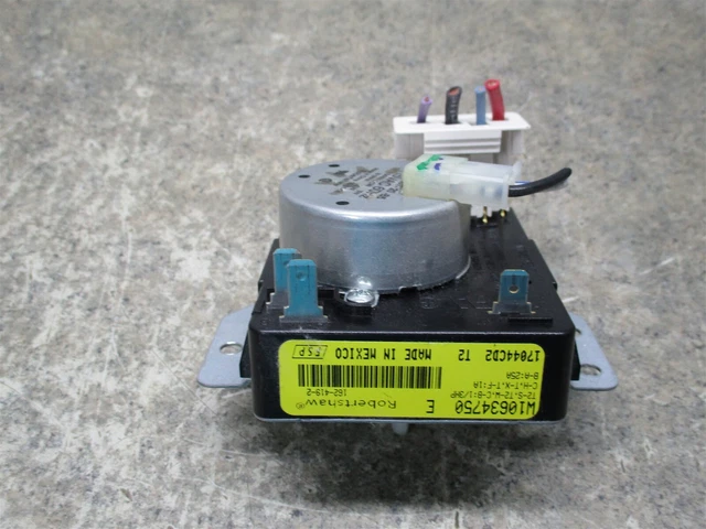 Whirlpool Dryer Timer Part # W10846428 W10634750E