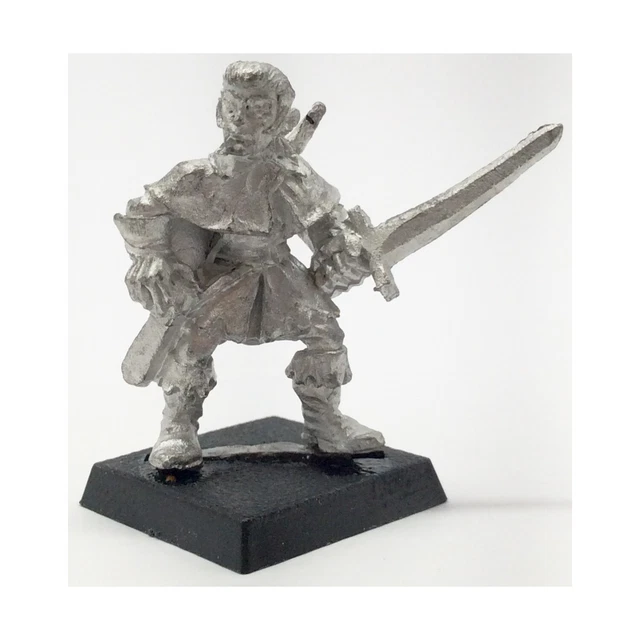 Games Workshop WHF Wood Elves Metal Warrior w/Sword 16 #2 NM
