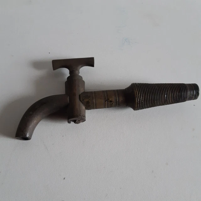 Robinet d'eau en laiton vintage - Bec grue, robinet pour tonneau de vin - Canada
