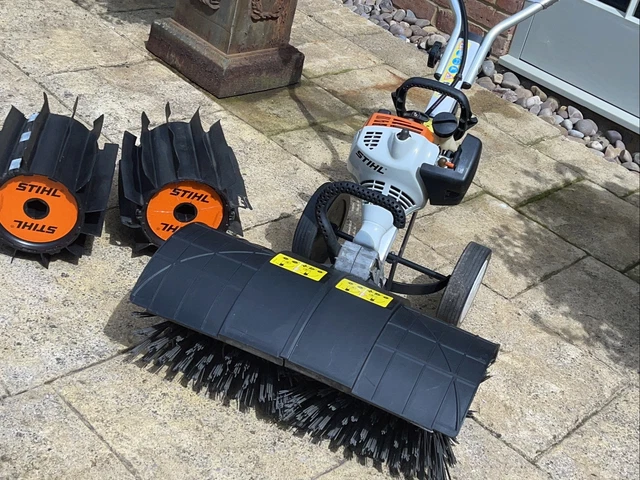 STIHL MM 55 MULTI ENGINE With brushes And Pads £185.00 - PicClick UK