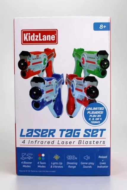 Kidzlane Laser Tag Guns Set of 4